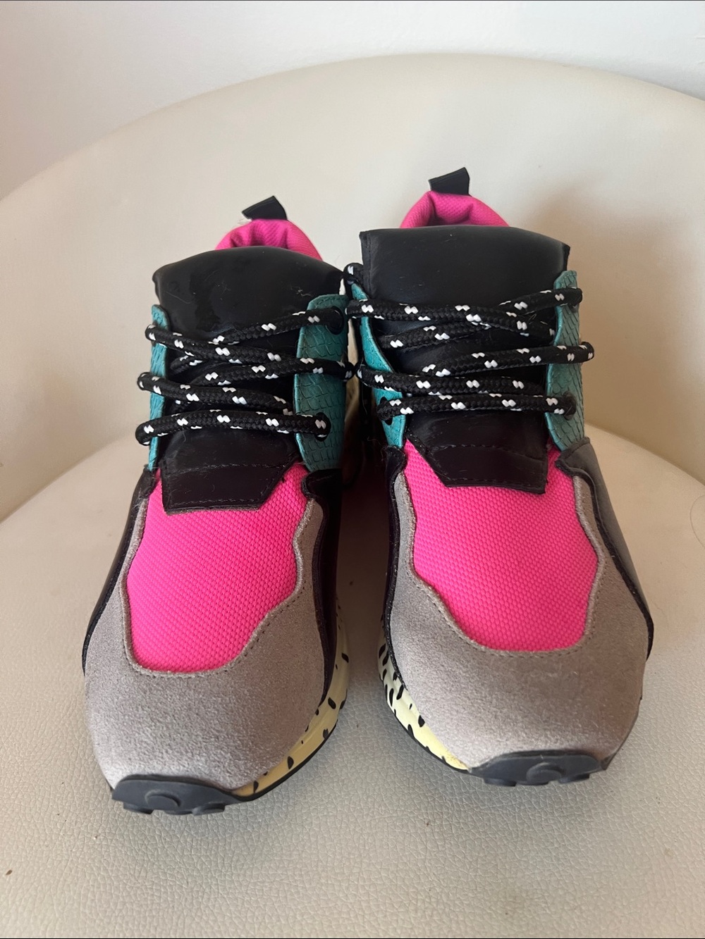Brand new Women’s Colorblock Pink Athletic Sneakers